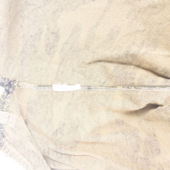 Free People We The Free You And Me Tee Medium Army Floral Camo Oversized Top - Picture 6 of 7